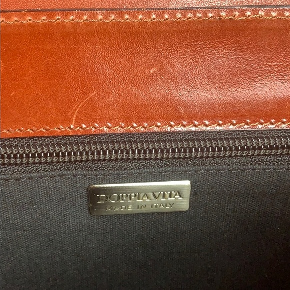 Vintage leather clutch Made in Italy - Picture 6 of 14